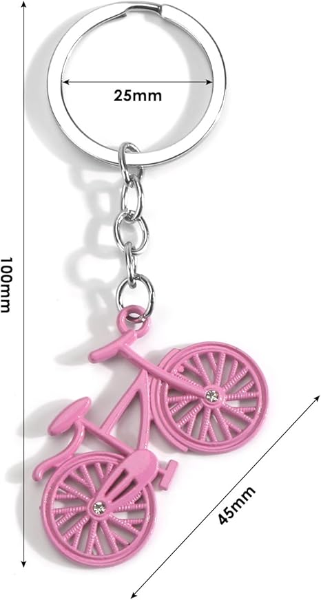 Bicycle Keychain,Bike Keychain for Cycling Lovers