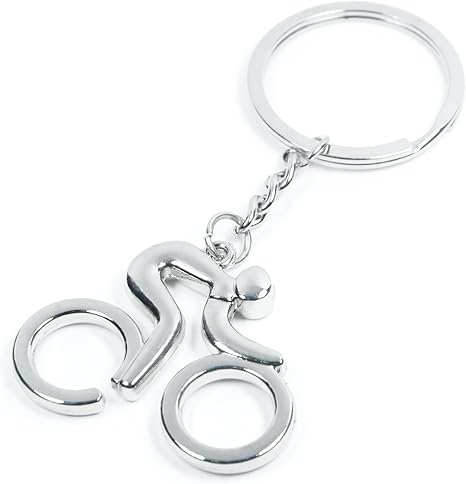 Cycling Lover's Keychain Vitality Bicycle Key Chain Upscale Lucky Key Ring
